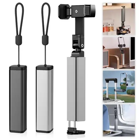 מעמד טלפון קומפקטי רב שימושי מתקפל לנסיעות