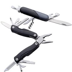 סט פלייר ואולר רב תכליתי שחור - קרבון במארז אלומיניום