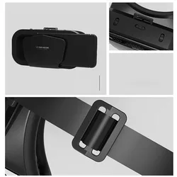 משקפי מציאות מדומה משולבות שלט BT