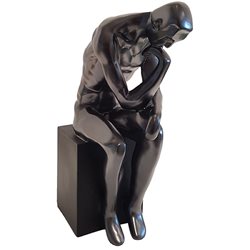 פסל אומנותי האיש החושב מבית פסלי היוקרה GRACIA GALLERY