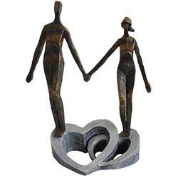 פסל אומנותי אוחזים באהבה מבית פסלי היוקרה GRACIA GALLERY
