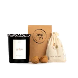 מארז שי לפסח נר ואגוזים